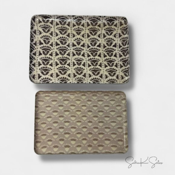 2pk Pattern Enamel Trays - Threshold Studio McGee - Target 2023 - Picture 6 of 8